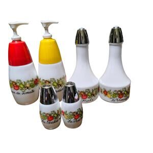 Vintage "Spice of Life" Condiment Set
